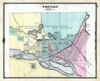 Portage, Wisconsin State Atlas 1881